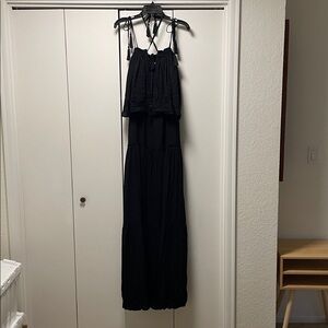 Dream Feed by Fillyboo Embroidered Black Maxi Dress